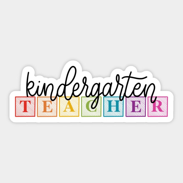 kindergarten teacher Sticker by nicolecella98